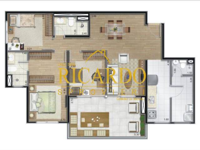 #RS2222 - Apartamento para Venda em São Paulo - SP